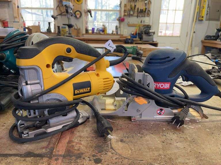 Dewalt orbital Jigsaw, Ryobi Biscuit Joiner