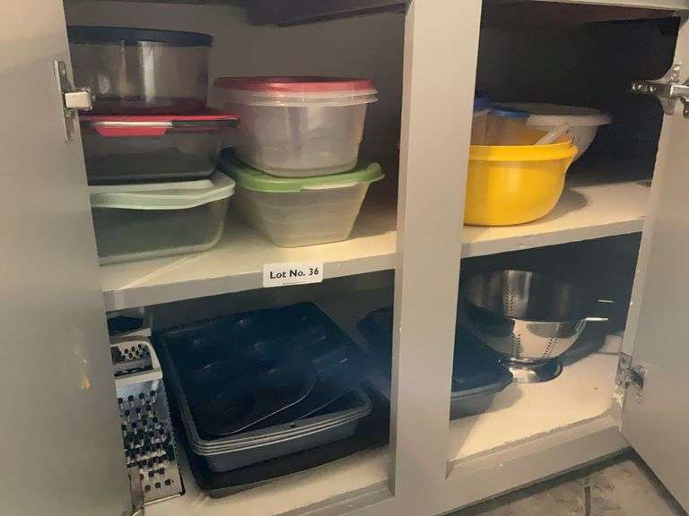 Contents of cabinet