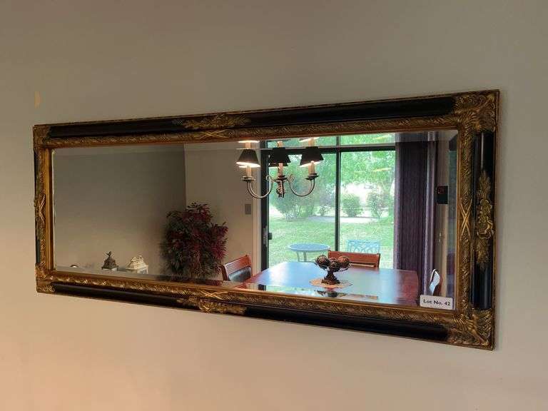 Black and Gold Mirror