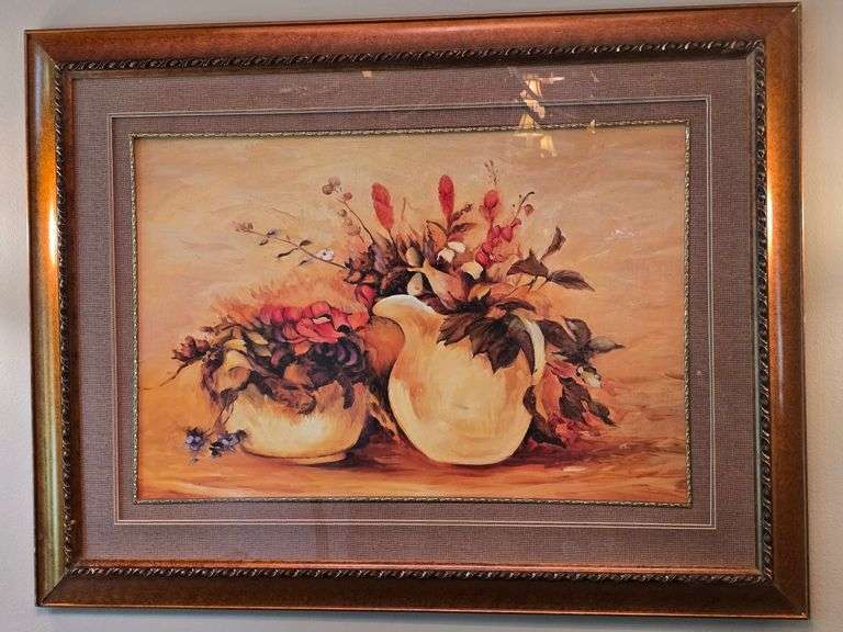 Framed Floral Print