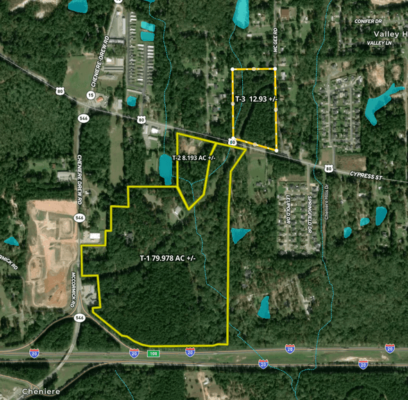 Ouachita Parish • 101.64+/- Total Acres • 4 Tracts Online Real Estate Auction