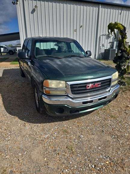 GMC pickup truck selling as government surplus in the September 12, 2026 Alexandria, Louisiana auction