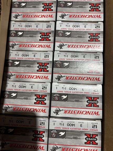 Winchester, 12 gauge, 3 inch, 1 1/4 ounce, case