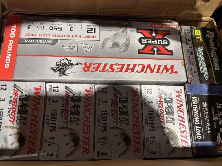 Winchester 12 gauge, 3 inches, 1 1/8 ounce, case