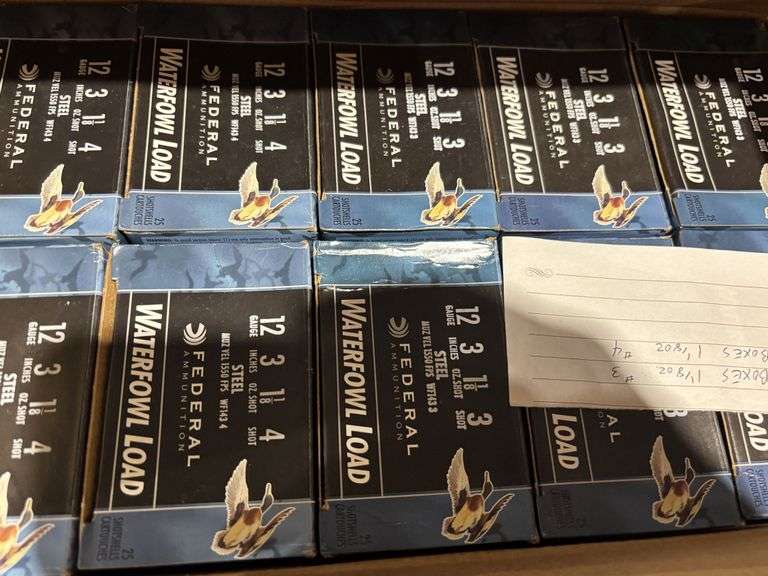 Federal ammunition, 12 gauge, 3 inch, 1 1/8 ounce , 6 boxes 3s, 4 boxes 4s