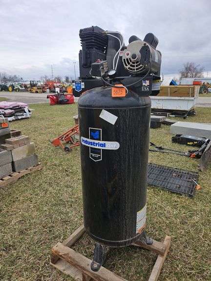 5675 - INDUSTRIAL AIV 60 GALLON AIR COMPRESSOR - Bonnigson & Associates