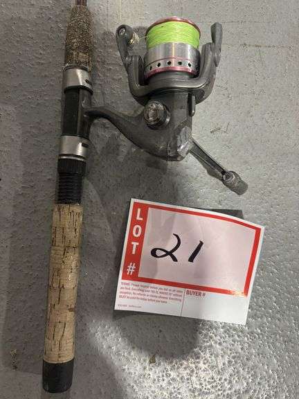 Fishing rod and reel
