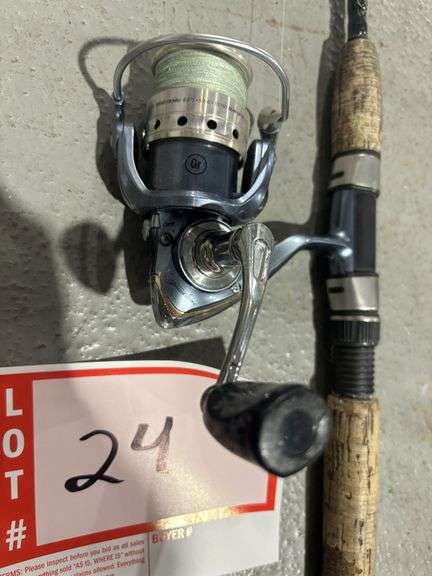 Fishing rod and reel