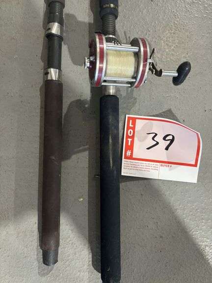 Fishing rod and reel and extra rod - Bonnigson & Associates