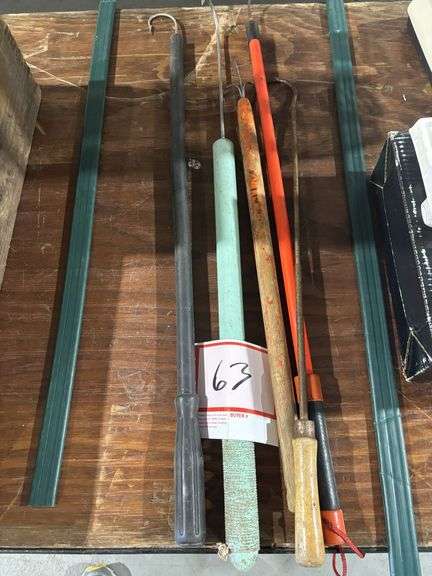 Fishing hook poles