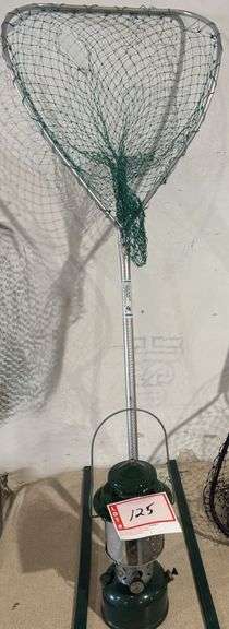 Fish net and Coleman lantern