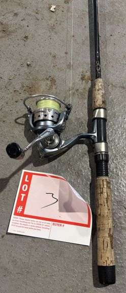 Fishing rod and reel