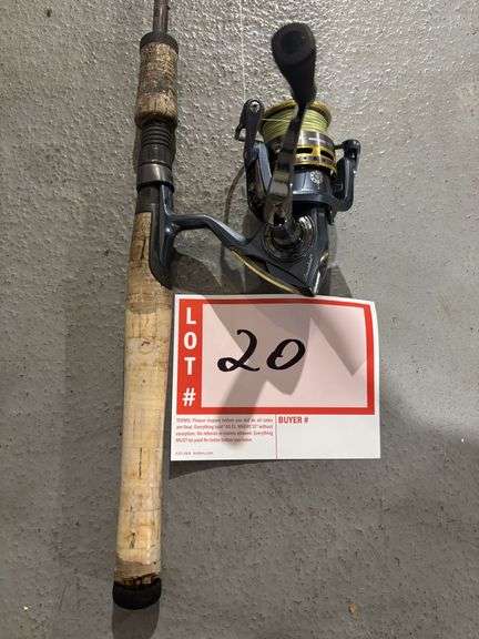 Fishing rod and reel