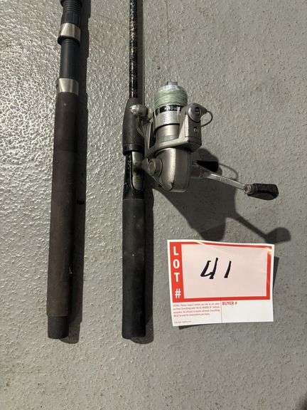 Fishing rod and reel and extra rod