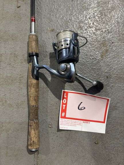 Fishing rod and reel