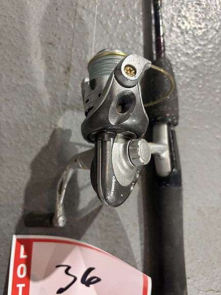 Fishing rod and reel and extra rod