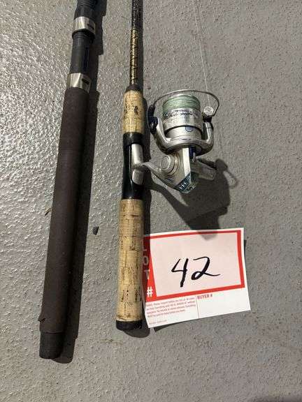 Fishing rod and reel and extra rod - Bonnigson & Associates