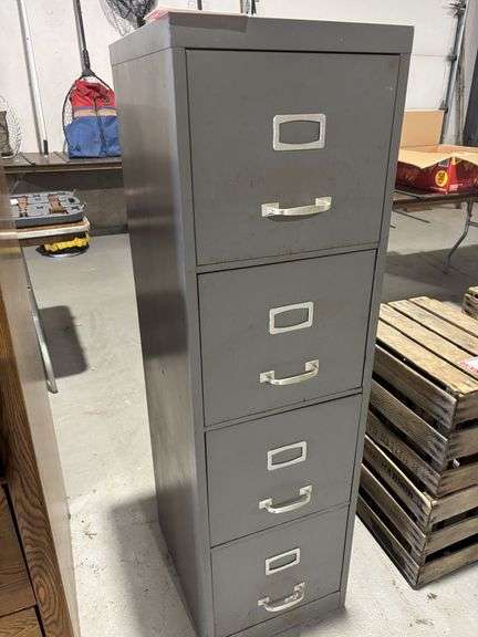 Four drawer file cabinet