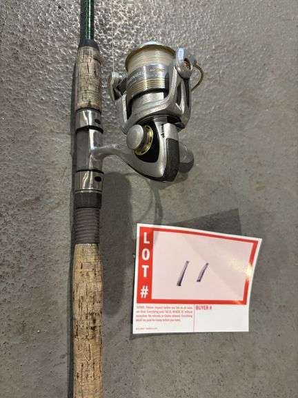 Fishing rod and reel and extra rod