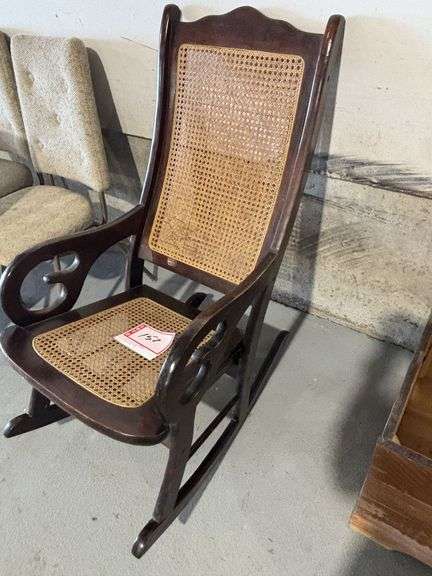 Caned rocker