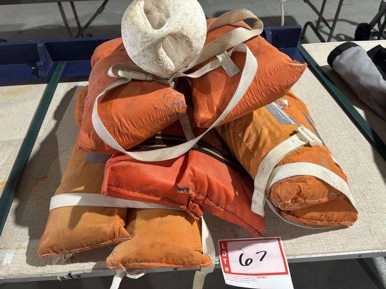 Boat bumper, and life vests