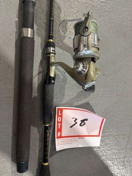 Fishing rod and reel and extra rod - Bonnigson & Associates