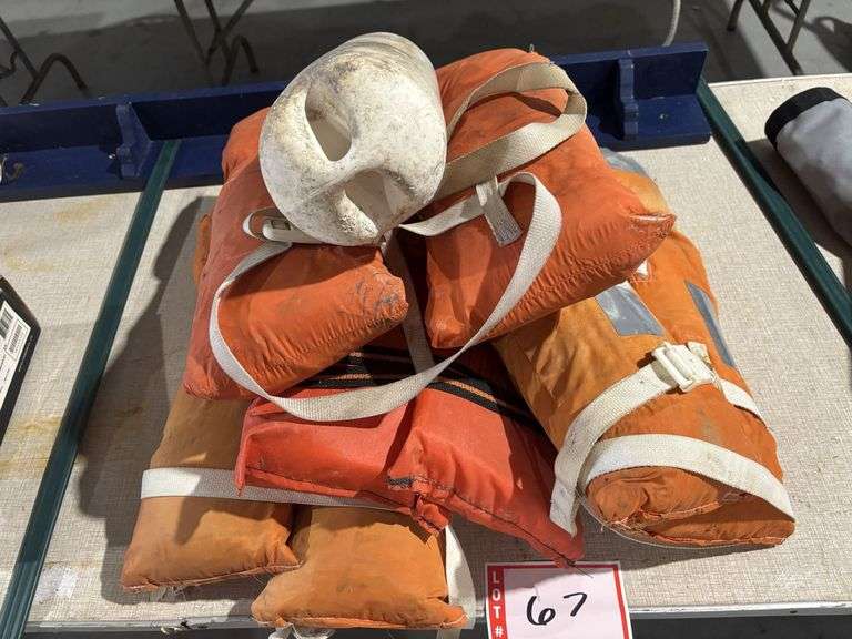 Boat bumper, and life vests
