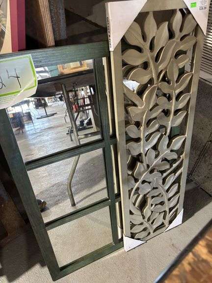 Mirror and decorative panel