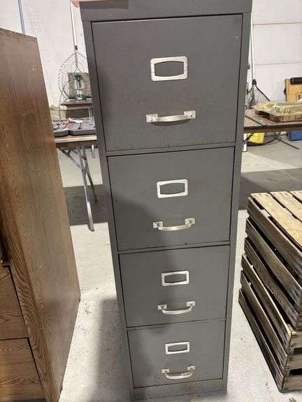 Four drawer file cabinet