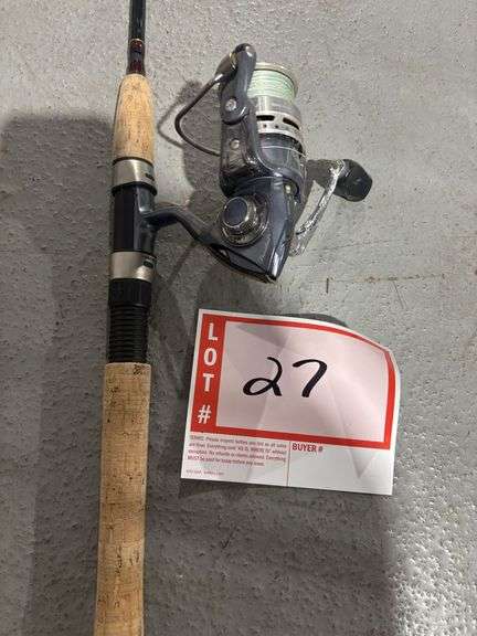 Fishing rod and reel