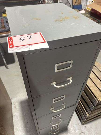 Four drawer file cabinet
