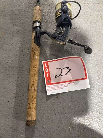Fishing rod and reel