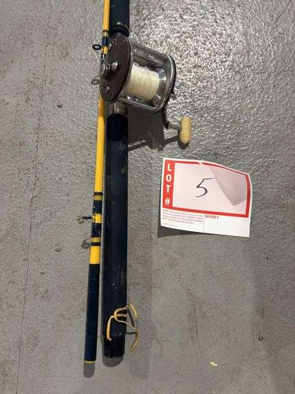 Fishing rod and reel