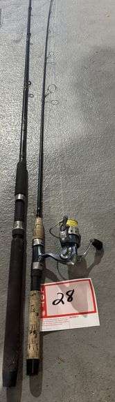 Fishing rod and reel