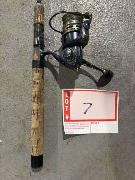 Fishing rod and reel and extra rod
