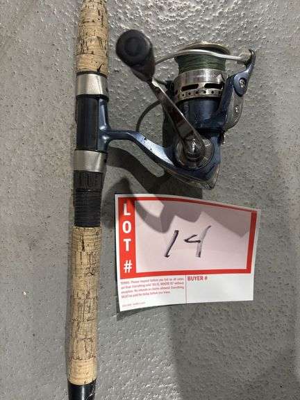 Fishing rod and reel