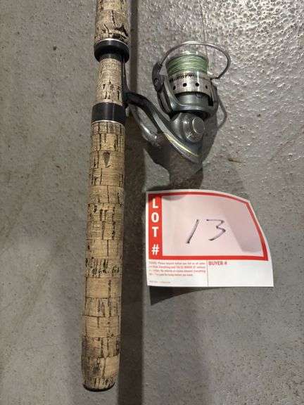 Fishing rod and reel