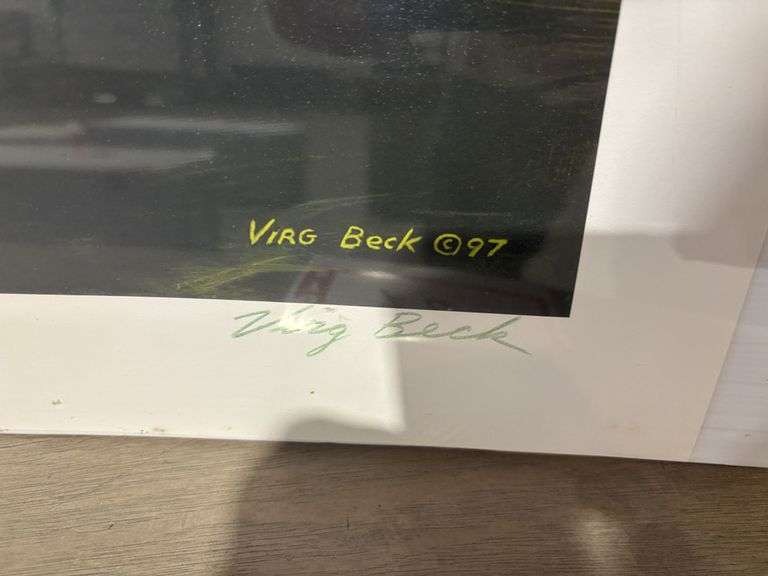 Virg Beck “Razin Cane” print