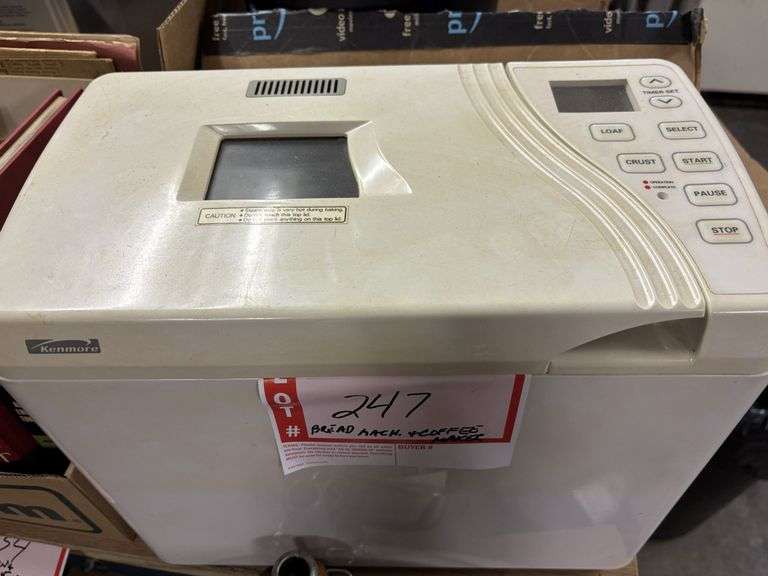 Bread machine, and Mr. coffee