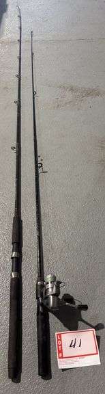 Fishing rod and reel and extra rod