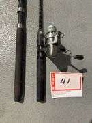 Fishing rod and reel and extra rod