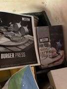 Long-term stored food, burger press, etc.