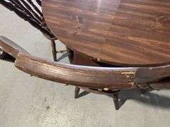 Table and four chairs, 42” x 29.5”