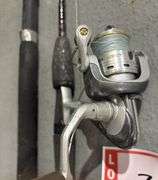 Fishing rod and reel and extra rod