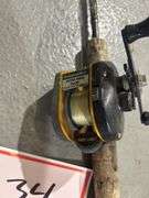 Fishing rod and reel and extra rod