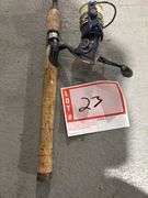 Fishing rod and reel