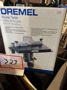 Dremel tool and Dremel router table With Dremel attachments