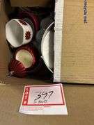 3 -boxes, miscellaneous kitchen items with plastic pitchers