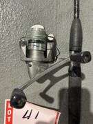 Fishing rod and reel and extra rod