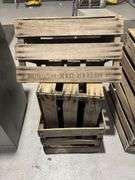 3 - wooden apple crates